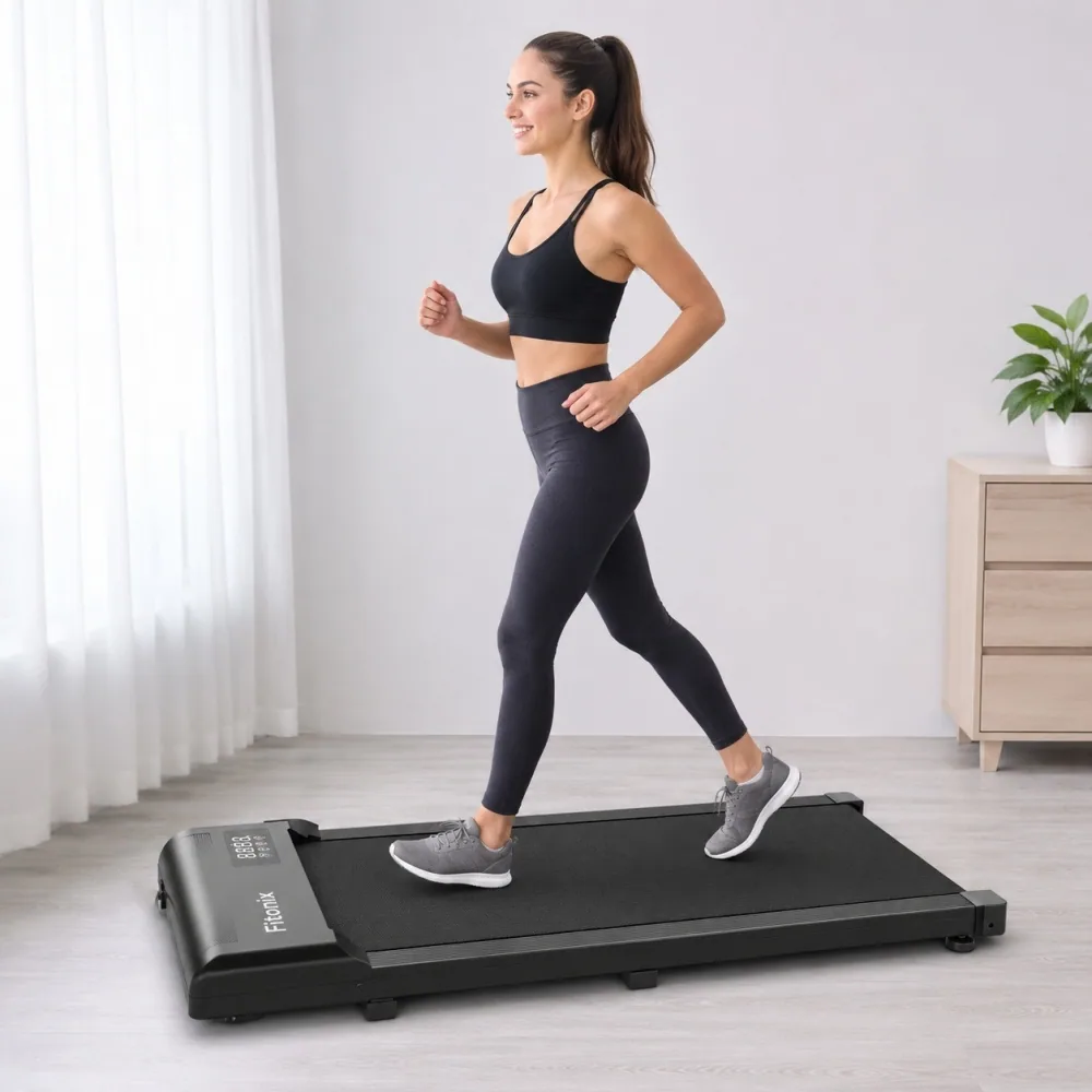 Бігова доріжка Fitonix P03B/6 до 6 км/год, 100 кг, компактна, тиха